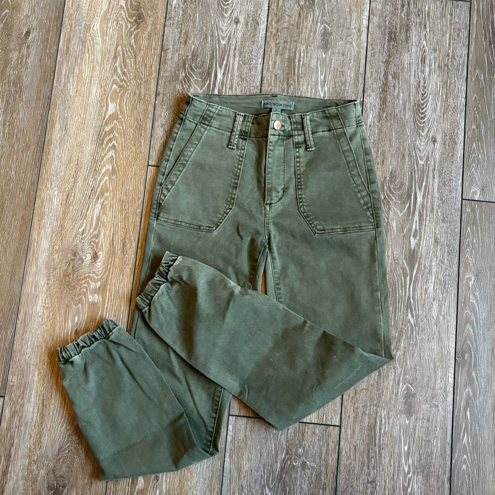 Olive‎ Green Women's Track Pants